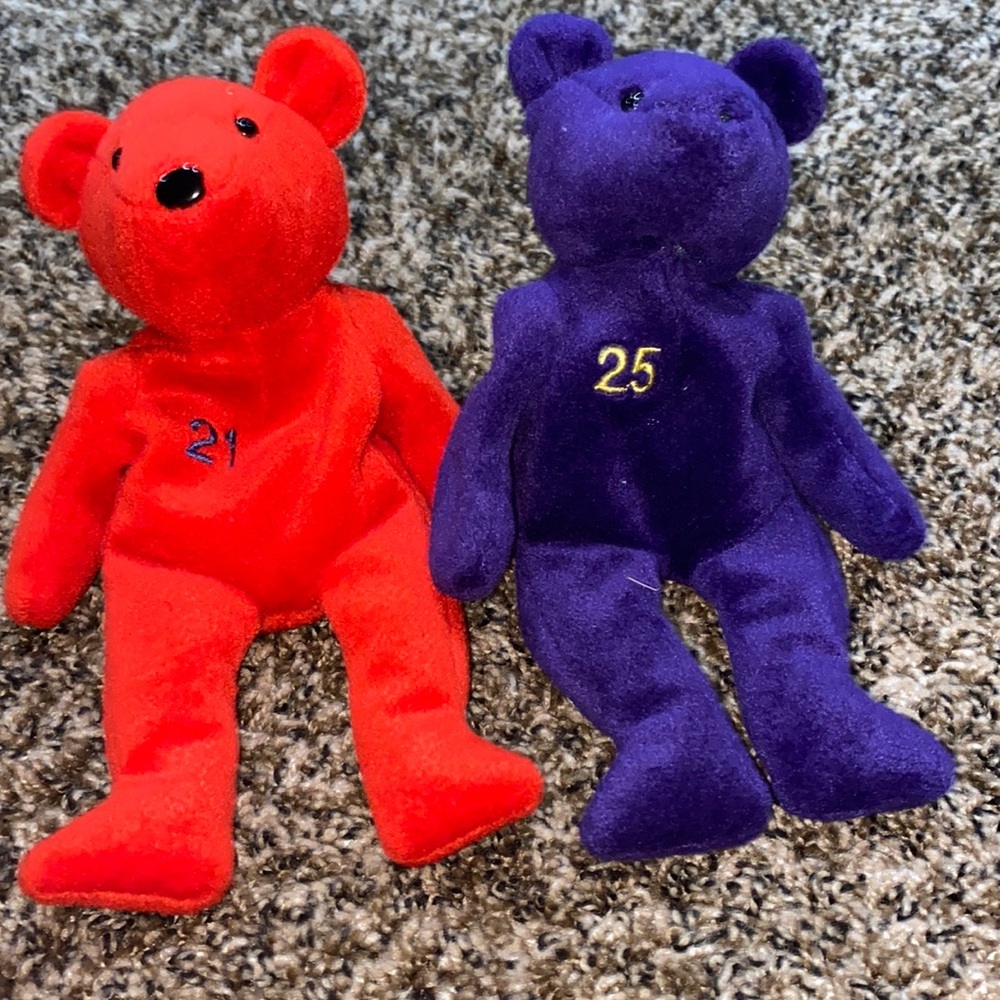 #21 sosa and #25 McgWire Bamm Beano’s bears used and no tag